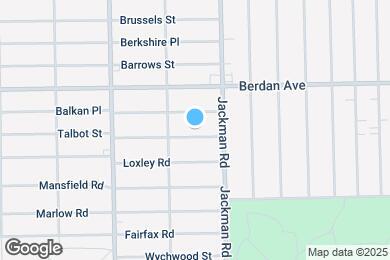 Map image of the property - 1732 Talbot St