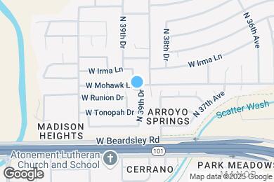 Map image of the property - 20444 N 39th Dr