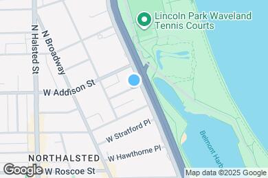 Map image of the property - 525 W Brompton Ave