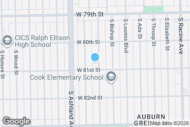 Map image of the property - 8046 S Laflin St