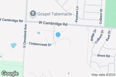 Map image of the property - 418 Timbercreek Dr