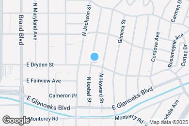 Map image of the property - 1100 N Isabel St