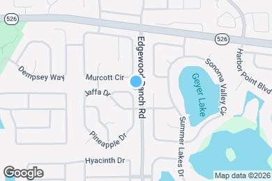 Map image of the property - 341Minneola dr