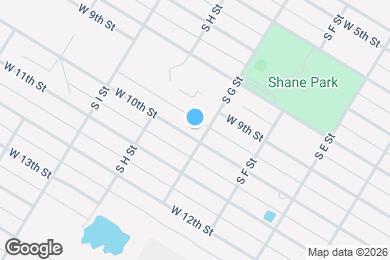 Map image of the property - 1405 W 10th St