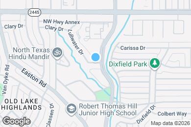 Map image of the property - 8217 Lullwater Dr