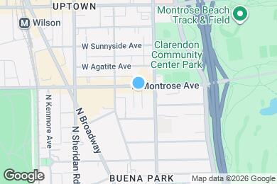 Map image of the property - 821 W Montrose Ave