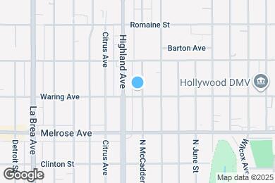 Map image of the property - 805 N McCadden Pl