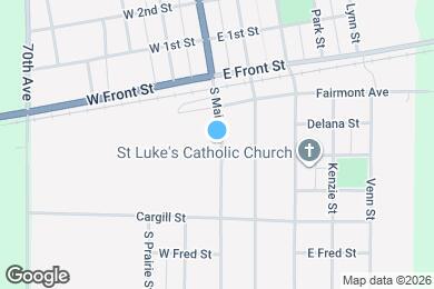 Map image of the property - 114 S Main St
