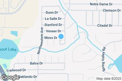 Map image of the property - 622 Moss Dr