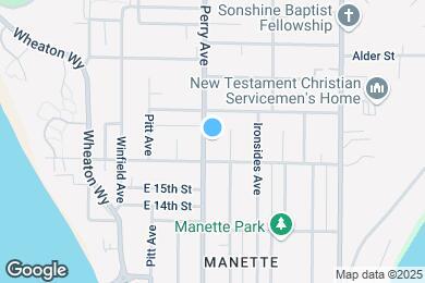 Map image of the property - 1616 Perry Ave