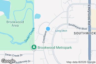 Map image of the property - 5729 Cresthaven Ln