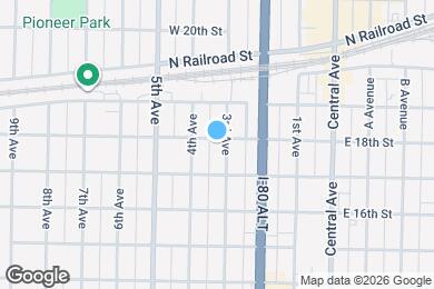 Map image of the property - 1724 3rd Ave