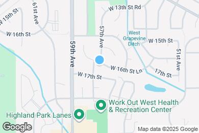 Map image of the property - 5704 W 16th St Ln
