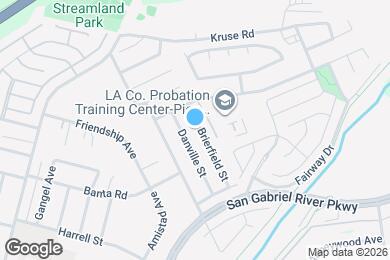 Map image of the property - 9528 Brierfield St