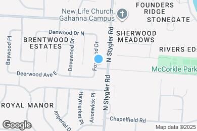 Map image of the property - 388 Gamewood Dr