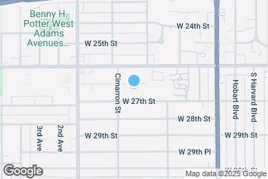 Map image of the property - 2176 W 26th Pl