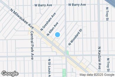 Map image of the property - 2923 N Wisner Ave