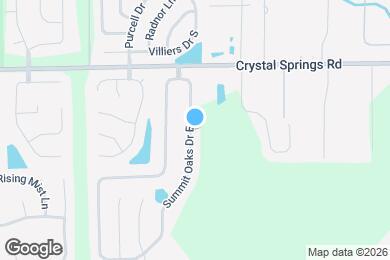 Map image of the property - 1299 Summit Oaks Dr E