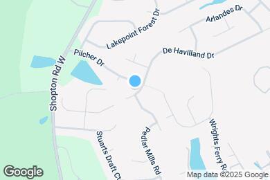 Map image of the property - 15718 De Havilland Dr