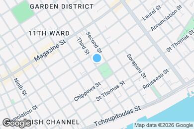 Map image of the property - 2531 Annunciation St