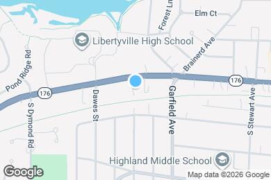 Map image of the property - 553 W Park Ave