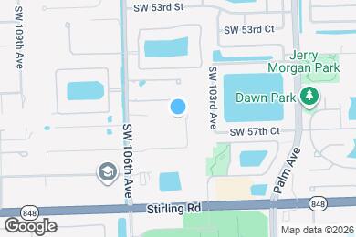 Map image of the property - 5735 SW 104th Ter