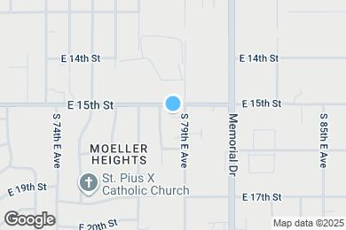 Map image of the property - 7805 E 15th Ct