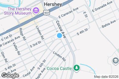 Map image of the property - 22 W Areba Ave