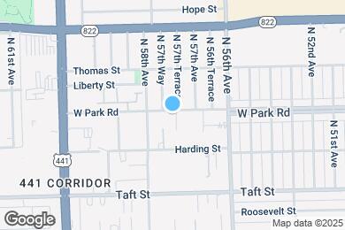Map image of the property - 2050 N 57th Ter