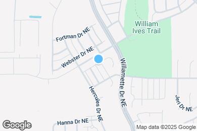 Map image of the property - 3453 Juno St NE