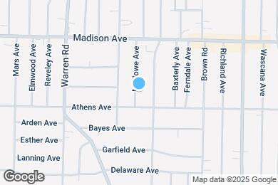 Map image of the property - 2085 Marlowe Ave