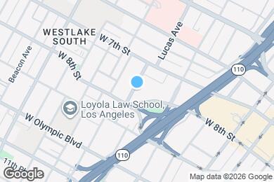 Map image of the property - The Flat at DTLA
