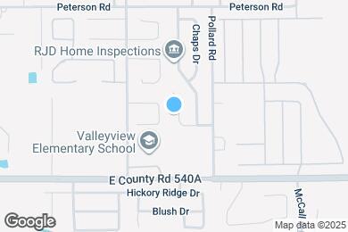 Map image of the property - 6041 Cason Way
