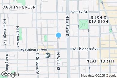 Map image of the property - 823 N Wells St