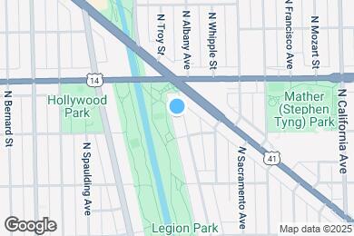 Map image of the property - 5920 N Virginia Ave