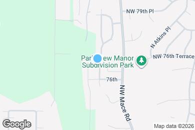 Map image of the property - 7616 N Nodaway Ave