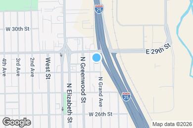 Map image of the property - 2805 N Grand Ave