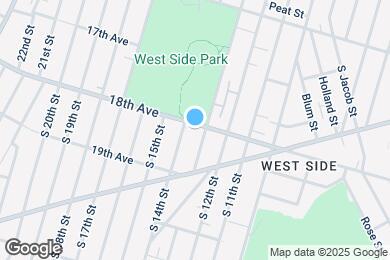 Map image of the property - 529 18th Ave