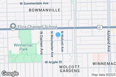 Map image of the property - 1912 W Winona St