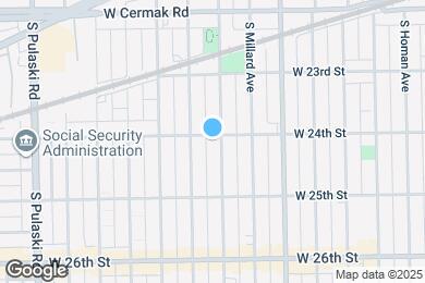 Map image of the property - 2400 S Lawndale Ave