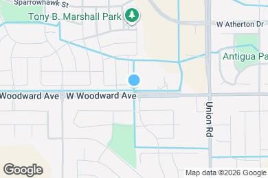 Map image of the property - 1435 W Woodward Ave