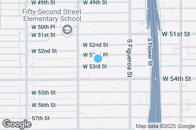 Map image of the property - 635 W 53rd St