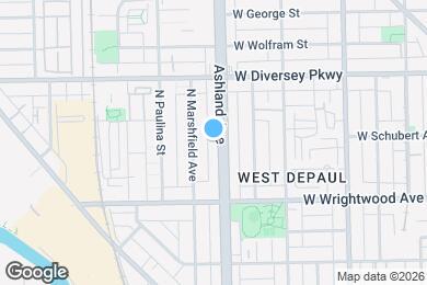 Map image of the property - 2660 N Ashland Ave