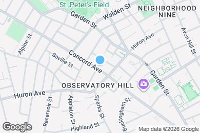 Map image of the property - 227 Concord Ave