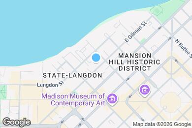 Map image of the property - 114 W Gilman St