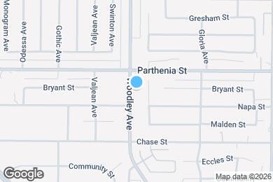 Map image of the property - 8614 Woodley Ave