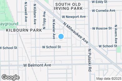 Map image of the property - 4135 W Henderson St