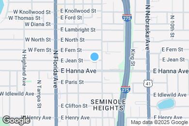 Map image of the property - 405 E Jean St