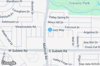 Map image of the property - 6005 Castanada Dr