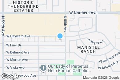 Map image of the property - 7776 N 55th Dr
